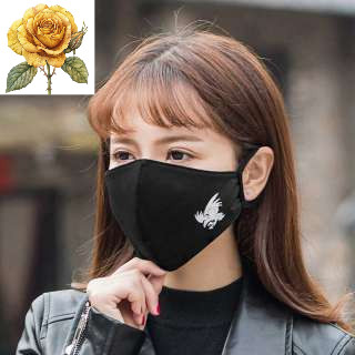 Khẩu trang màu đen Hàn Quốc 10 cái