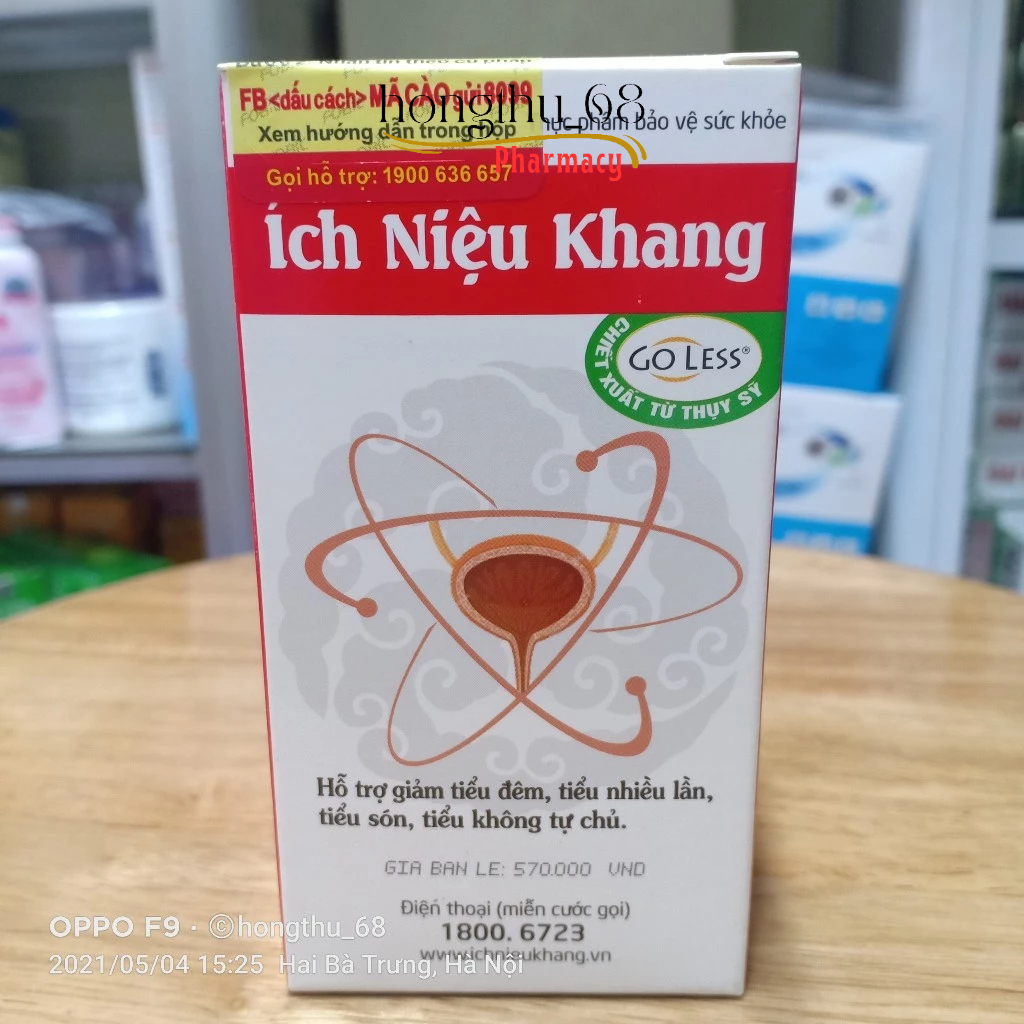 Ích Niệu Khang lọ 80 viên