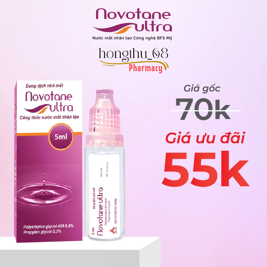 Novotane Ultra - Nước mắt nhân tạo 5ml