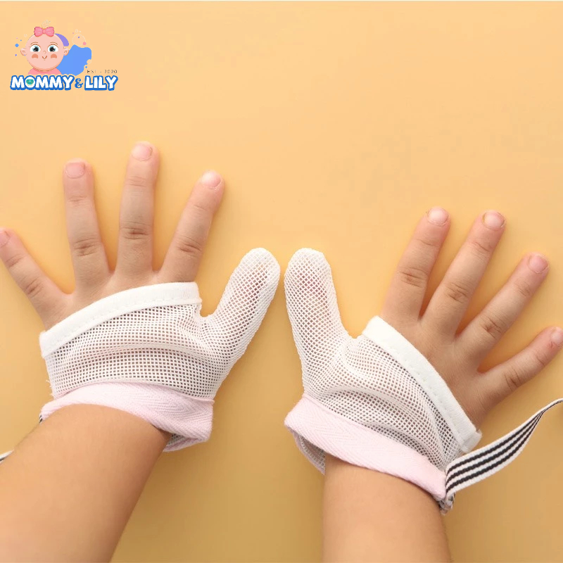 Găng tay cai mút tay an toàn cho bé (1 chiếc)