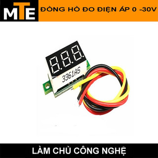 Đồng hồ led đo điện áp 1 chiều DC 5- 30V 0.36"