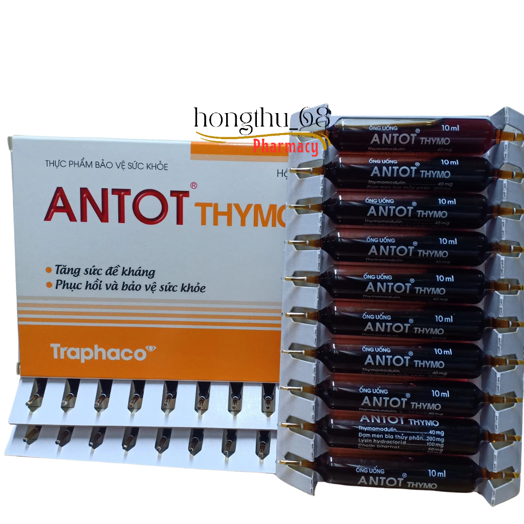 ANTOT THYMO traphaco hộp 20 ống