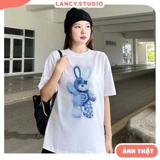  Áo Thun Nam Nữ Form Rộng Tay Lỡ Unisex Áo Phông Cổ Tròn Basic Overisze mới nhất  - JEAN RABBIT 