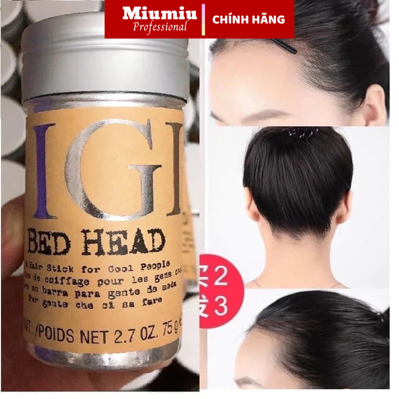 Sáp vuốt tóc Nam Nữ IKT 75g dạng thỏi giữ nếp tóc con keo tạo kiểu tóc nữ tóc trẻ em mềm và dưỡng ẩm