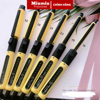 Máy uốn tóc xoăn vàng cảm ứng May Young M606 phủ sứ ceramic bóng mượt tóc