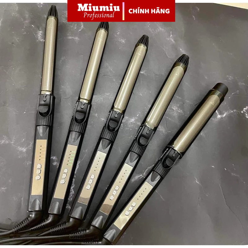 Máy uốn tóc xoăn xoay trục 360 độ chuyên nghiệp cho salon