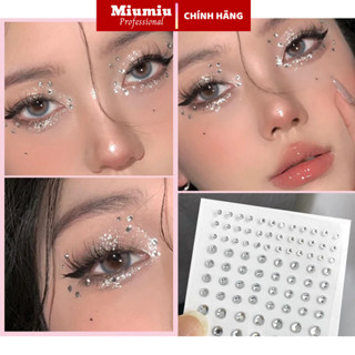 Đá đính mặt nhiều mẫu có sẵn keo dán, đá dán makeup, đá đính tóc hóa trang