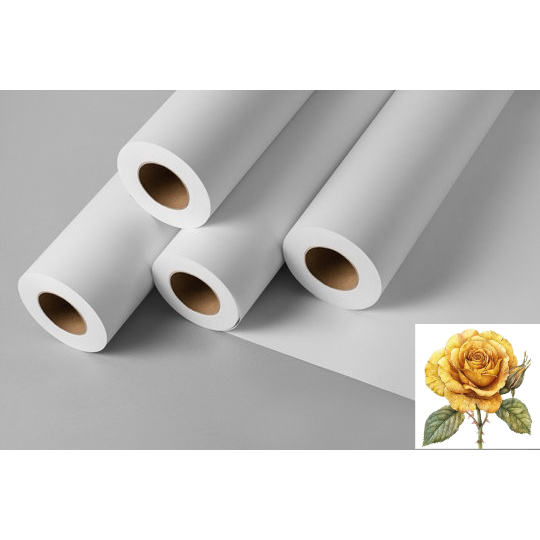 Cuộn giấy dán tường decal màu trắng nhám [ cuộn 10 mét x khổ 45cm ]