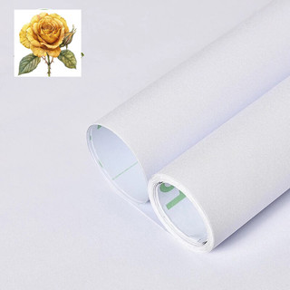 Cuộn giấy dán tường decal màu trắng nhám [ cuộn 10 mét x khổ 45cm ]