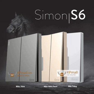 Bộ Công tắc đôi 2 chiều (công tắc đảo chiều đôi) Simon S6 581022