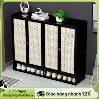 Tủ Đựng Giày Dép Gỗ Tre Cỡ Lớn 4/3/2 Cửa, Chất Liệu Gỗ Tre Sơn Phủ Bóng Bền Đẹp Với Thời Gian