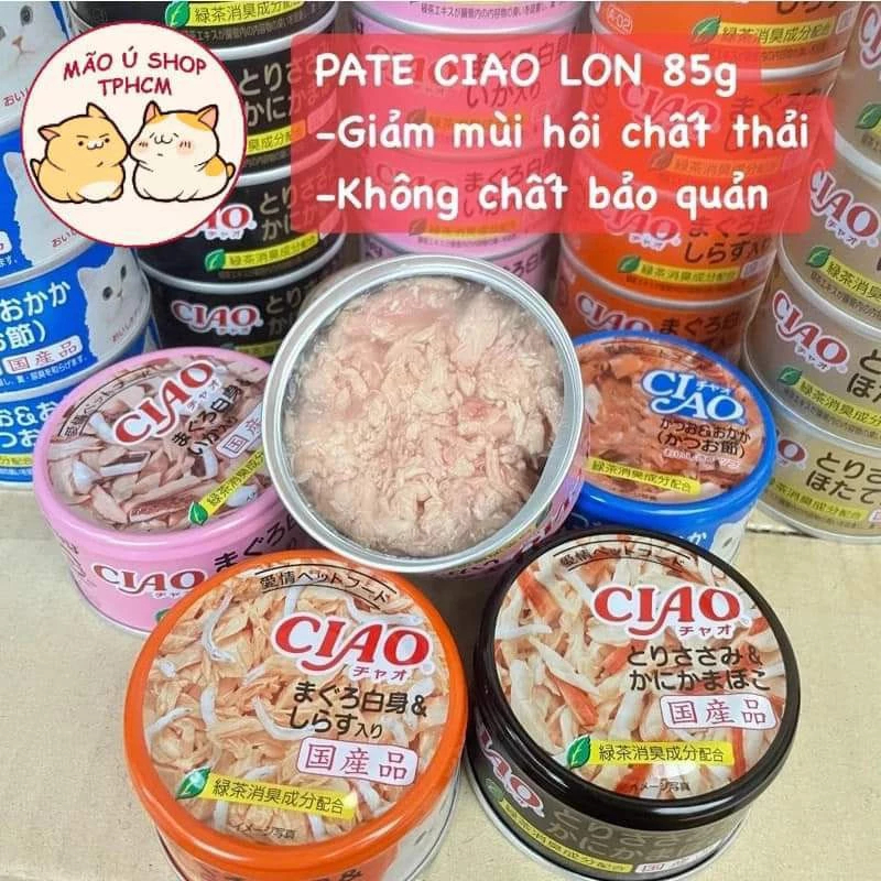 PATE CIAO LON 75G - PATE CHO MÈO MỌI LỨA TUỔI