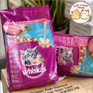 WHISKAS HẠT THỨC ĂN MÈO MẸ MÈO CON GÓI 1,1KG