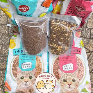[BAO 500G] HẠT MIX THỊT WANPY HAPPY100 - HẠT DINH DƯỠNG CHO MÈO MỌI LỨA TUỔI