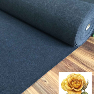 Thảm nỉ trải sàn màu đen - 1m²