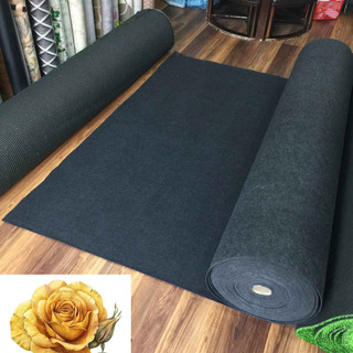 Thảm nỉ trải sàn màu đen - 1m²