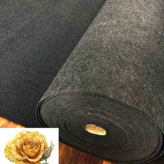 Thảm nỉ trải sàn màu đen - 1m²
