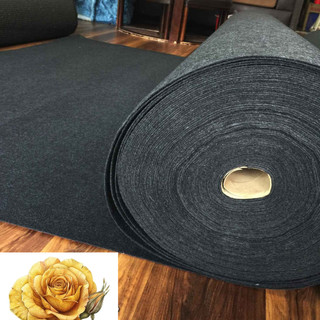 Thảm nỉ trải sàn màu đen - 1m²