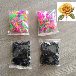 Bịch sợi dây thun cột tóc màu đen