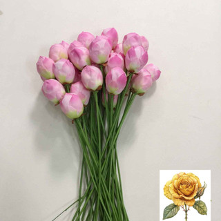 Cành hoa sen giả - cành sen vải lụa cao cấp