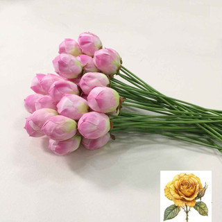 Cành hoa sen giả - cành sen vải lụa cao cấp