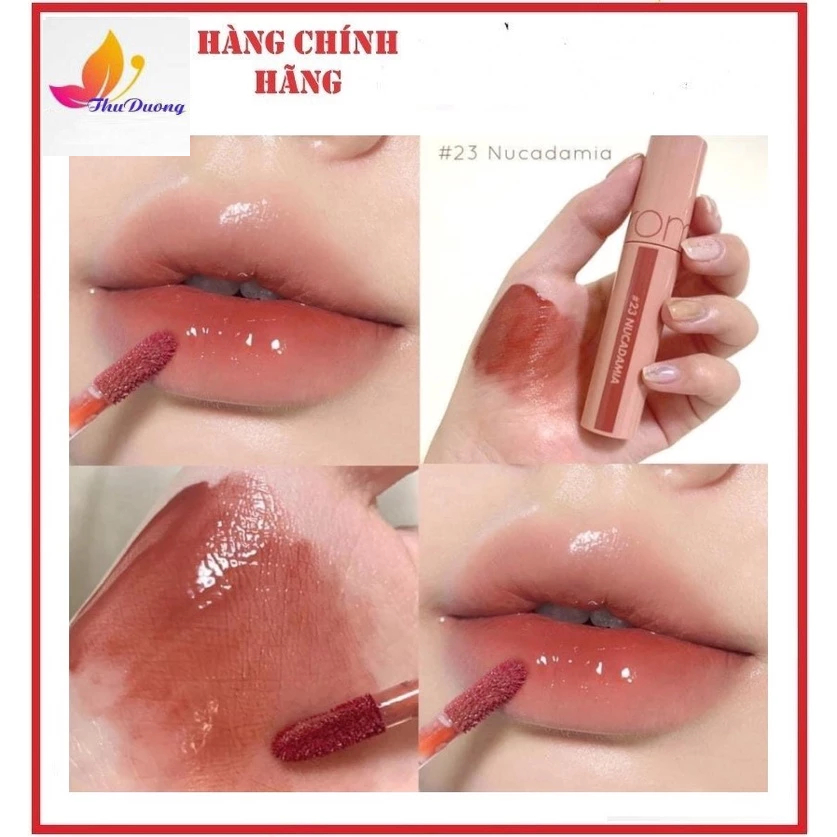 Son bóng Roman.d Juicy Lasting Tint #màu 23 nucadamia