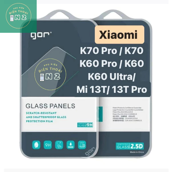 Kính Cường Lực GOR Xiaomi Redmi K70 K70 Pro / Mi 13T 13T Pro/ K60 Ultra/ K60 K60 Pro