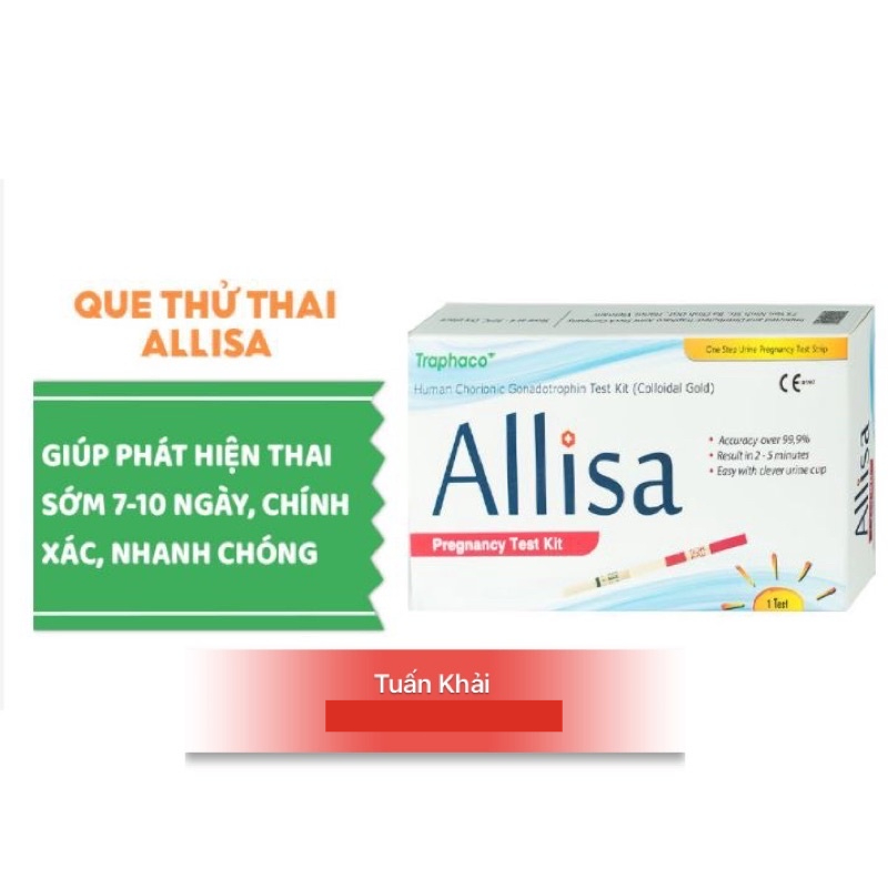 (3 Que) Que thử thai Alisa Traphaco - Đạt chuẩn xuất sang Châu Âu - Nhanh Chính Xác Mọi Thời Điểm Tr