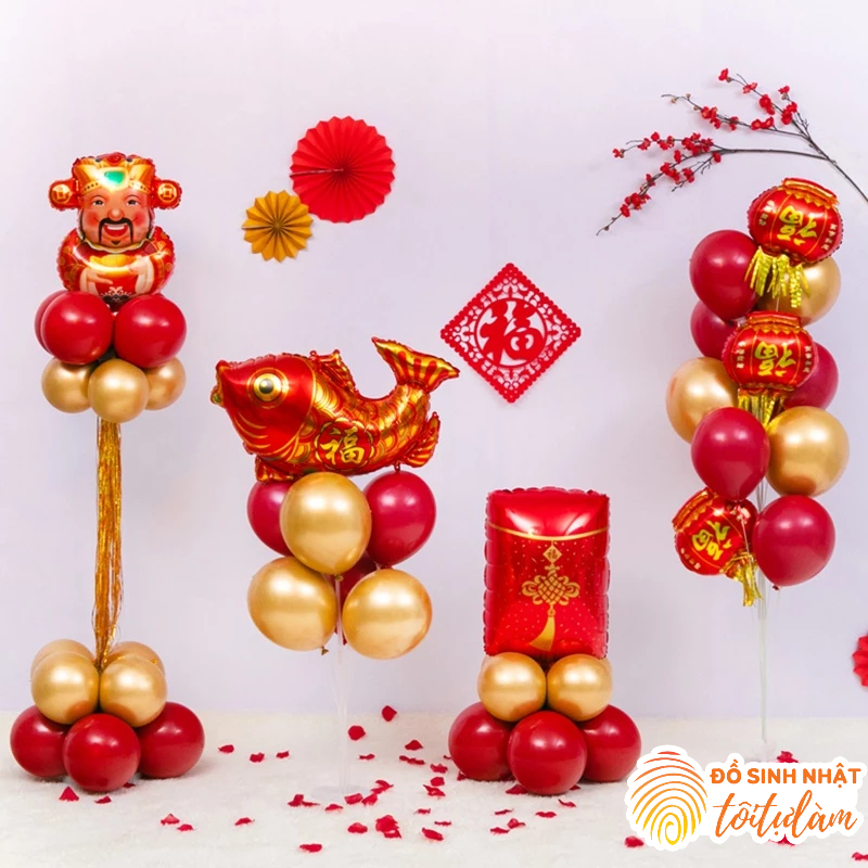 set bóng happy new year
