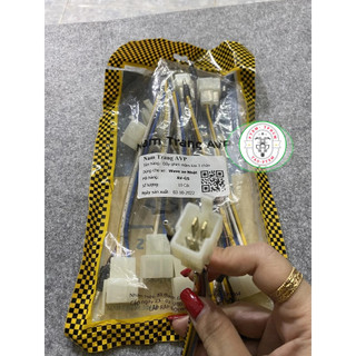 Combo dây ghim mâm lửa xe Alpha 3 lỗ và 3 chân
