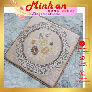 Đệm lót ghế kt 55*55 thảm trải ghế gỗ nệm ghế sofa MINH AN HOME DECOR GIÁ TẠI XƯỞNG họa tiết hoa văn