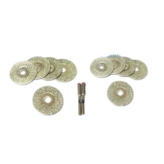Bộ 10 đĩa cắt phủ kim cương chân 3mm đường kính 25mm ❤️freeship❤️