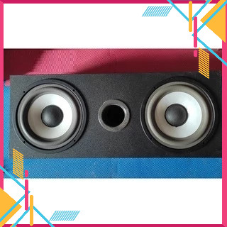 Vỏ thùng loa bass 16 cm - 1 tấc 6  làm sub kép hoặc loa full nm - sub ô tô vi tính