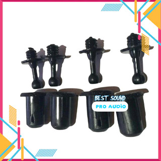 Chân ê căng - chấu ê căng - chốt ê căng thùng loa: Bộ 4 chân