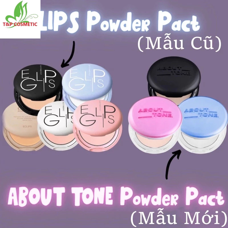 Phấn Phủ Eglips Powder Pact ->phấn phủ about tone