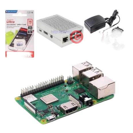 hộp Enokay Black Case for Raspberry Pi 3 ❤️freeship❤️