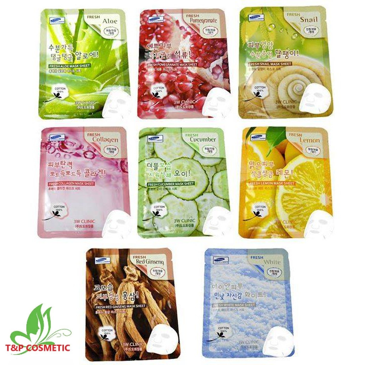 MẶT NẠ DƯỠNG DA 3W CLINIC