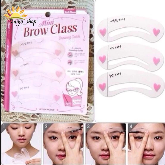 Khuôn kẻ lông mày Mini Brow Class Drawing Guide