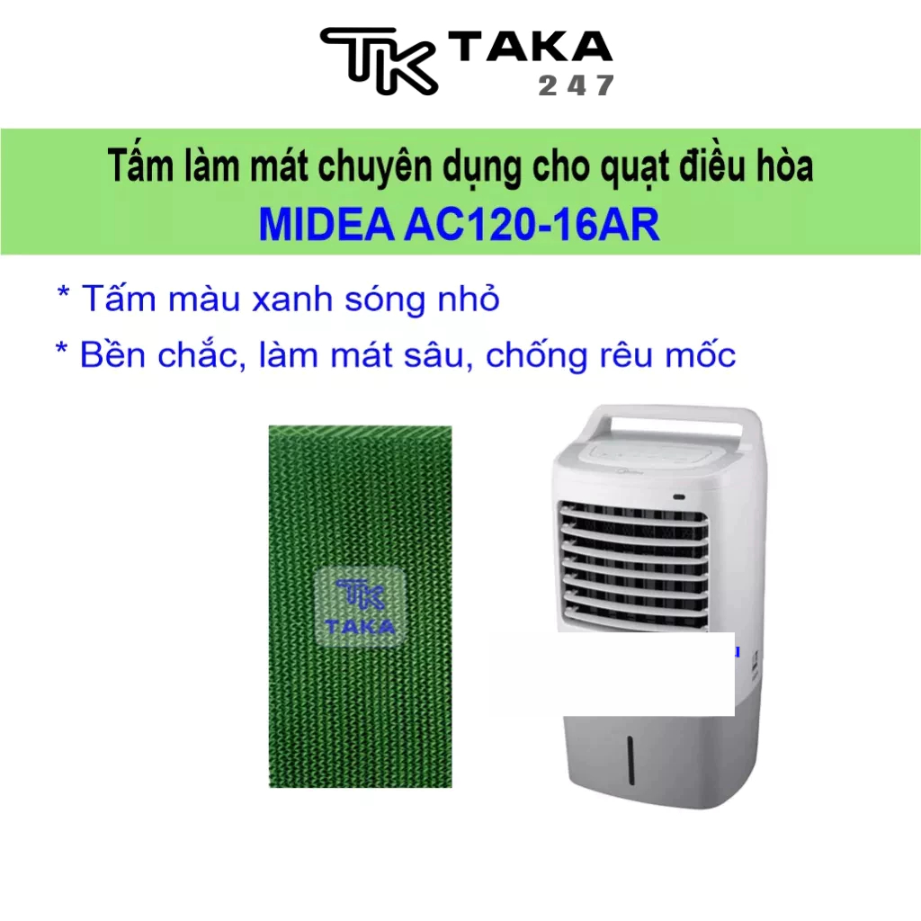 TẤM LÀM MÁT QUẠT MIDEA AC120-16AR (1 tấm  35x25x4cm)