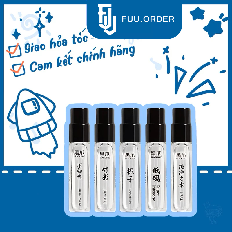 Vial/ Mẫu thử nước hoa Hắc Trảo/ Black Paw