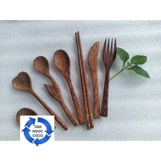 MUỖNG TRÀ, CÀ PHÊ BẰNG GỖ DỪA