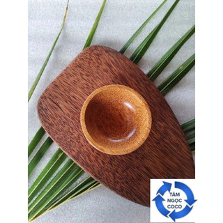 CHÉN NƯỚC CHẤM| CHÉN TRÒN GỖ DỪA 9X4CM
