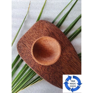 CHÉN NƯỚC CHẤM| CHÉN TRÒN GỖ DỪA 9X4CM