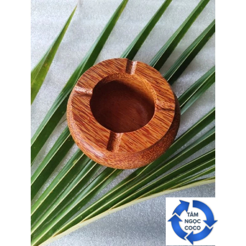 GẠT TÀN BẰNG GỖ DỪA
