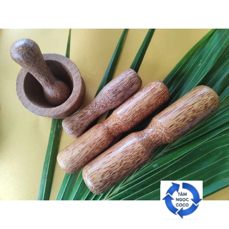 CỐI CHÀY GIÃ BẰNG GỖ DỪA
