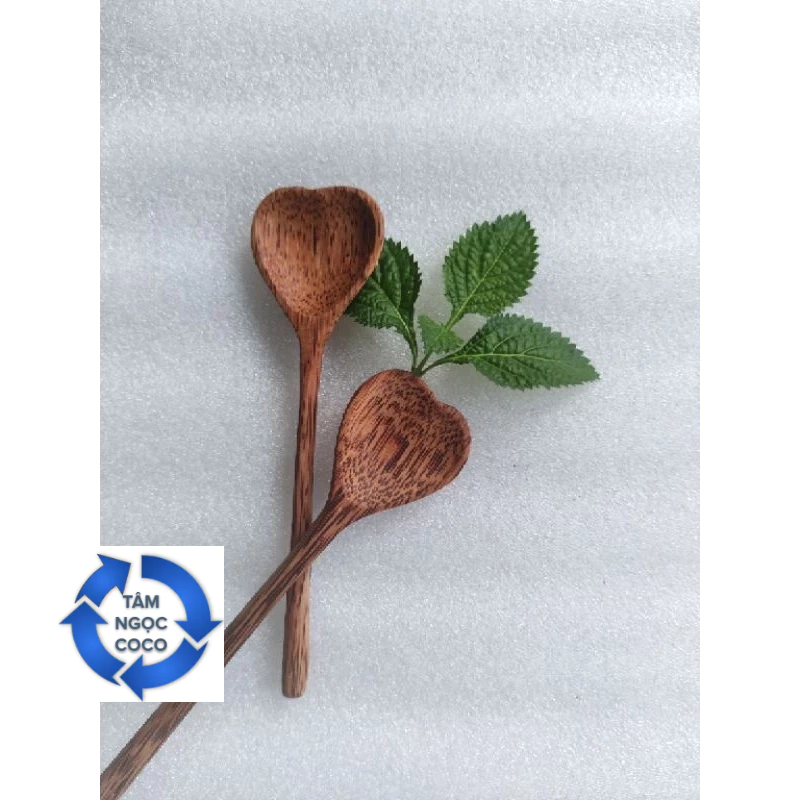 MUỖNG TIM BẰNG GỖ DỪA