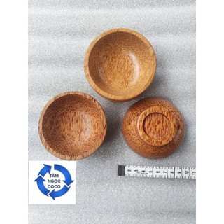 CHÉN TRÒN BẰNG GỖ DỪA SIZE 9CM