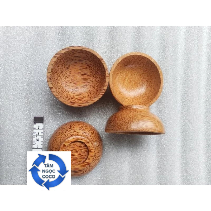 CHÉN TRÒN BẰNG GỖ DỪA SIZE 9CM
