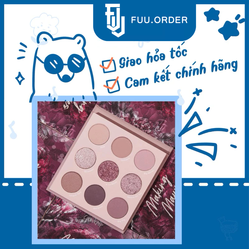 Bảng phấn mắt Colourpop Making Mauves