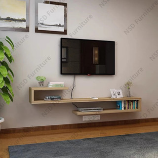  Kệ tivi gỗ treo tường phòng khách phòng ngủ hiện đại 1m2 kệ trang trí gỗ MDF bền đẹp thương hiệu Nội Thất NSD 